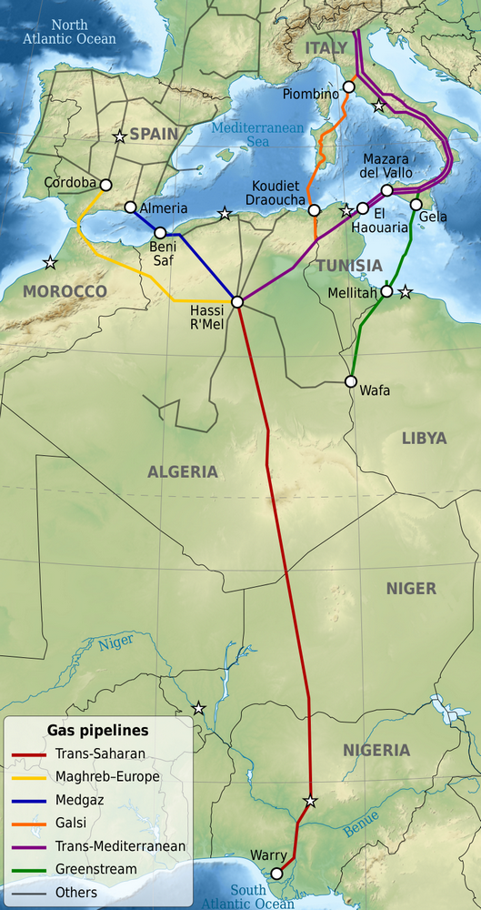 حرب محتملة بين الجزائر والمغرب ستترك أوروبا بدون غاز أفريقي