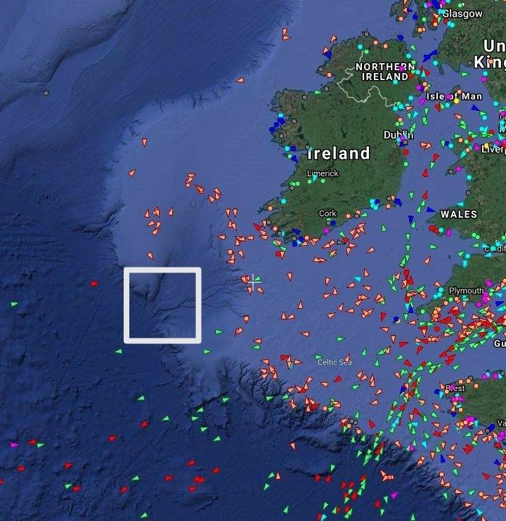 Eine Gruppe von fünf Angriffsschiffen der russischen Marine wird in der Nähe der britischen Inseln gebildet