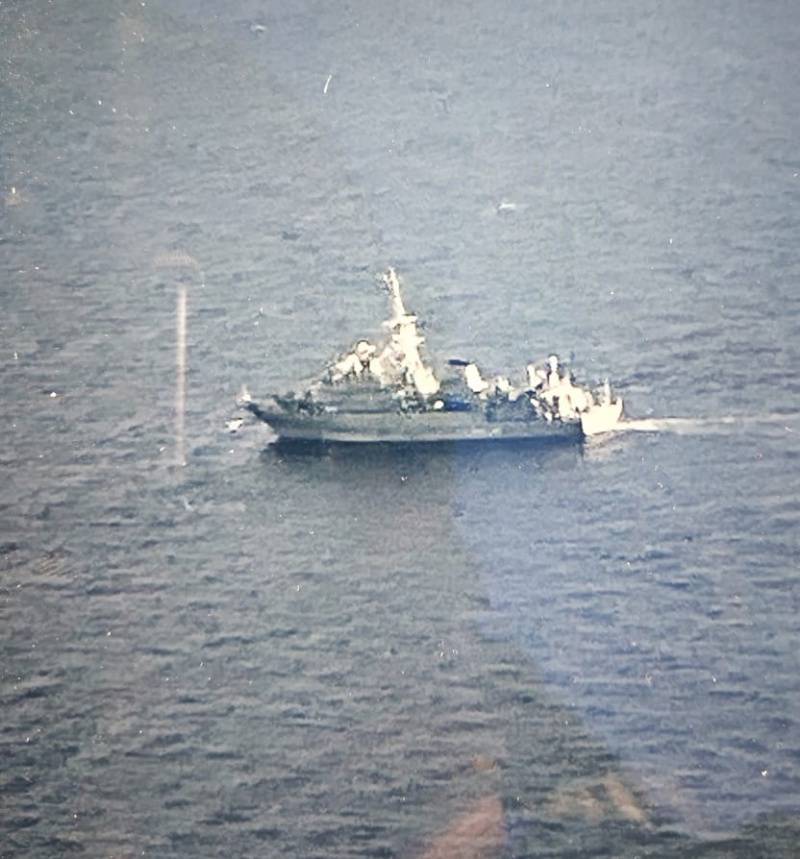 Ukrainians spotted a Russian reconnaissance ship near Odessa