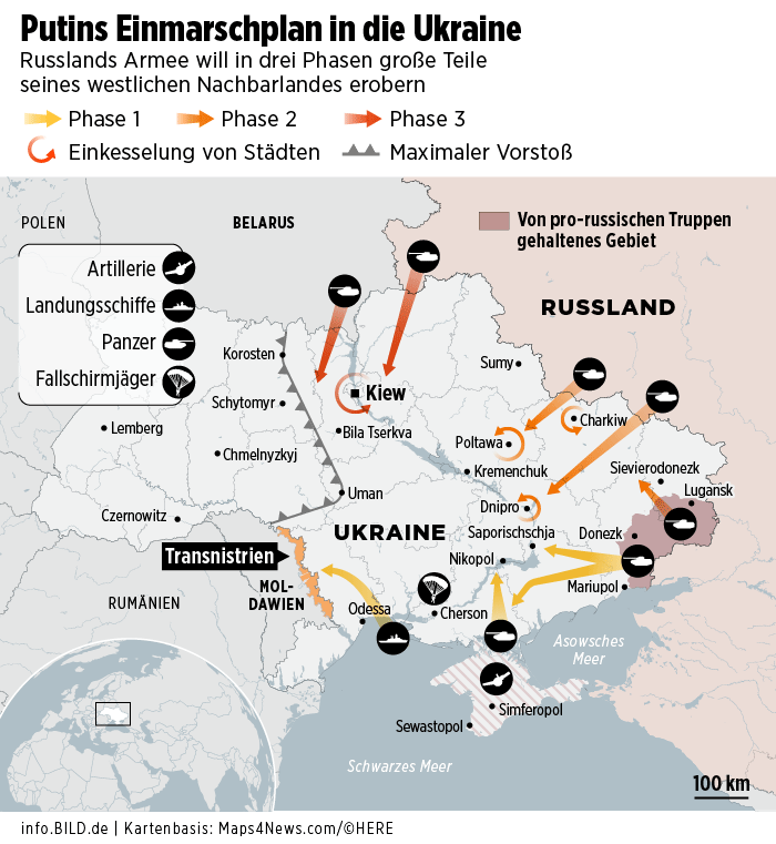 لاحظ الغرب مؤشرا هاما على "الغزو" الوشيك للقوات الروسية في أوكرانيا