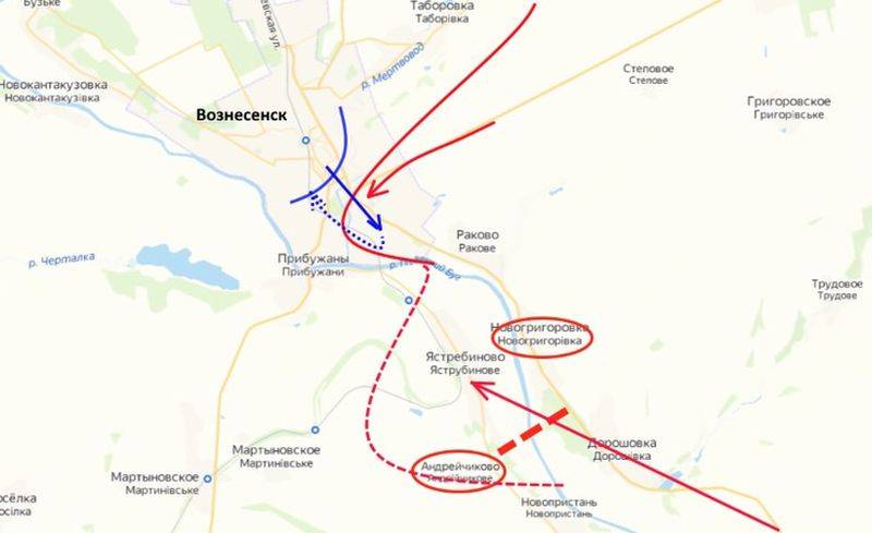 Die wichtigsten militärischen Ereignisse in der Ukraine finden weiterhin im Süden statt