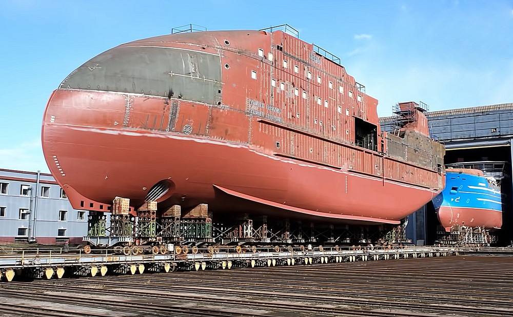 Russia set a "shipbuilding record"