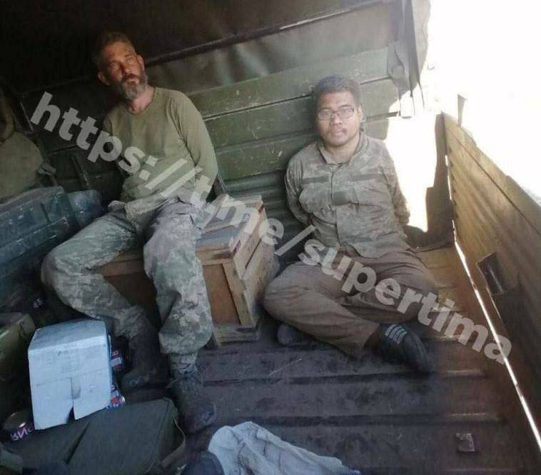 La foto publicada no deja dudas sobre la captura de mercenarios estadounidenses cerca de Kharkov