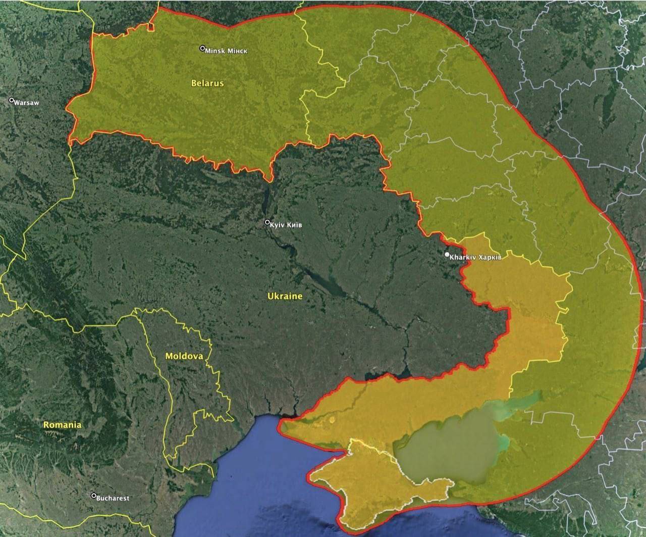 Как проходит граница украины. Зона поражения 300 км от Украины. Границы Украины. Зона фронта на Украине. Зона поражения ХИМАРС.