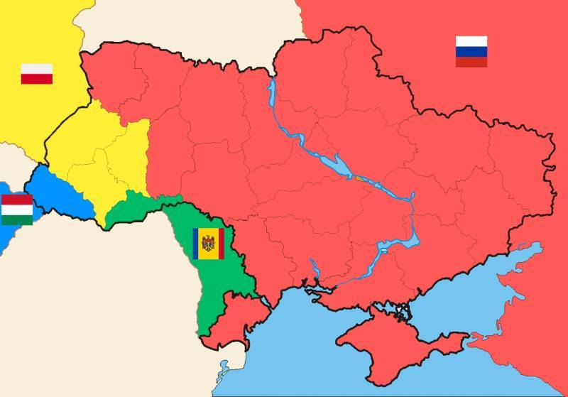 Rozdělení Ukrajiny mezi Rusko a Polsko nebude koncem státnosti té první