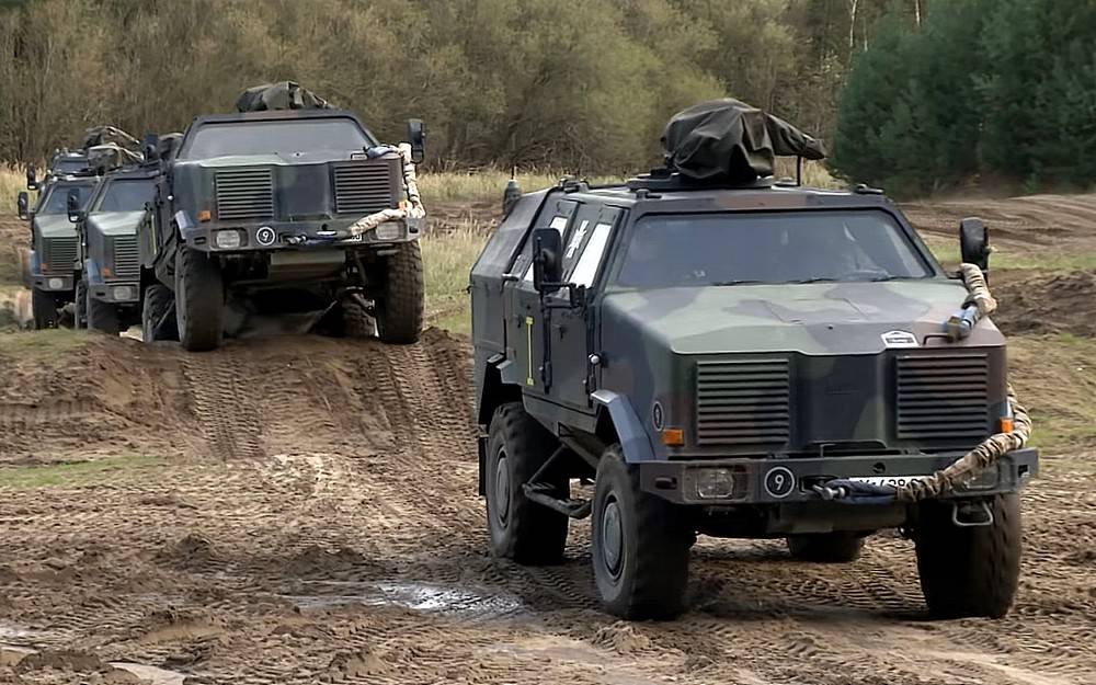 Vehículos blindados de transporte de personal alemanes "Dingo": una ayuda débil para Ucrania en lugar de "Leopards" y "Marders"