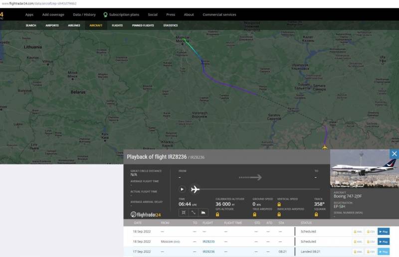 Iranische Transportarbeiter fliegen vermehrt nach Moskau