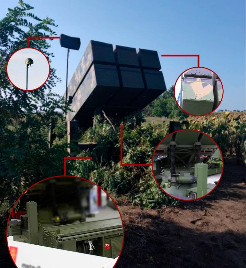 Das NASAMS-Luftverteidigungssystem, das angeblich in der Region Nikolaev stationiert ist, ist ein Modell zur Täuschung der RF-Streitkräfte