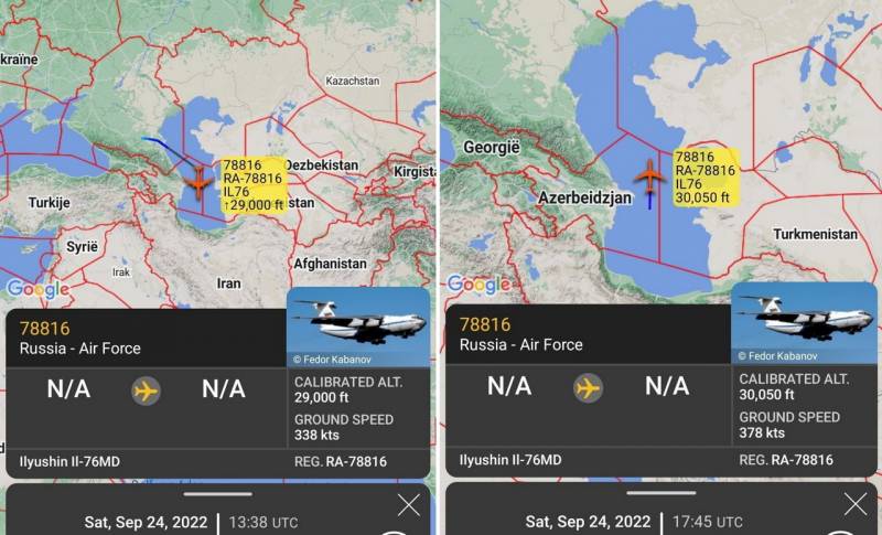 Η στρατιωτική αεροπορία μεταφοράς της Ρωσικής Ομοσπονδίας εντάχθηκε στο "Iranian Express"