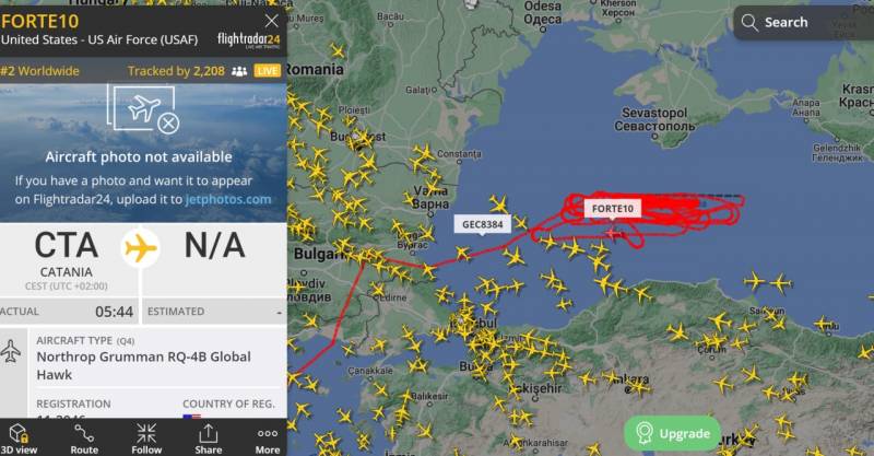 UAVs der Streitkräfte der Ukraine wurden erneut geschickt, um Sewastopol anzugreifen