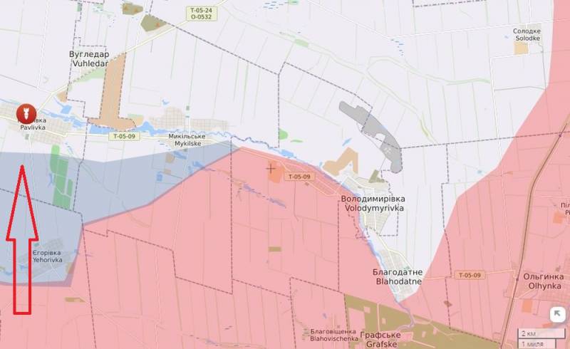 Las Fuerzas Armadas RF están atacando posiciones enemigas en el área de Ugledar, tratando de nivelar el frente