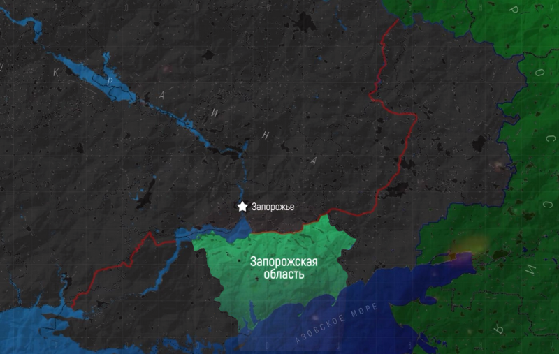 В каких границах Россия присоединила Запорожскую область