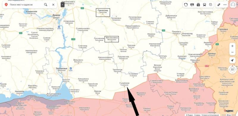 L'armée russe passe à l'offensive en direction de Zaporozhye afin d'encercler la RPD