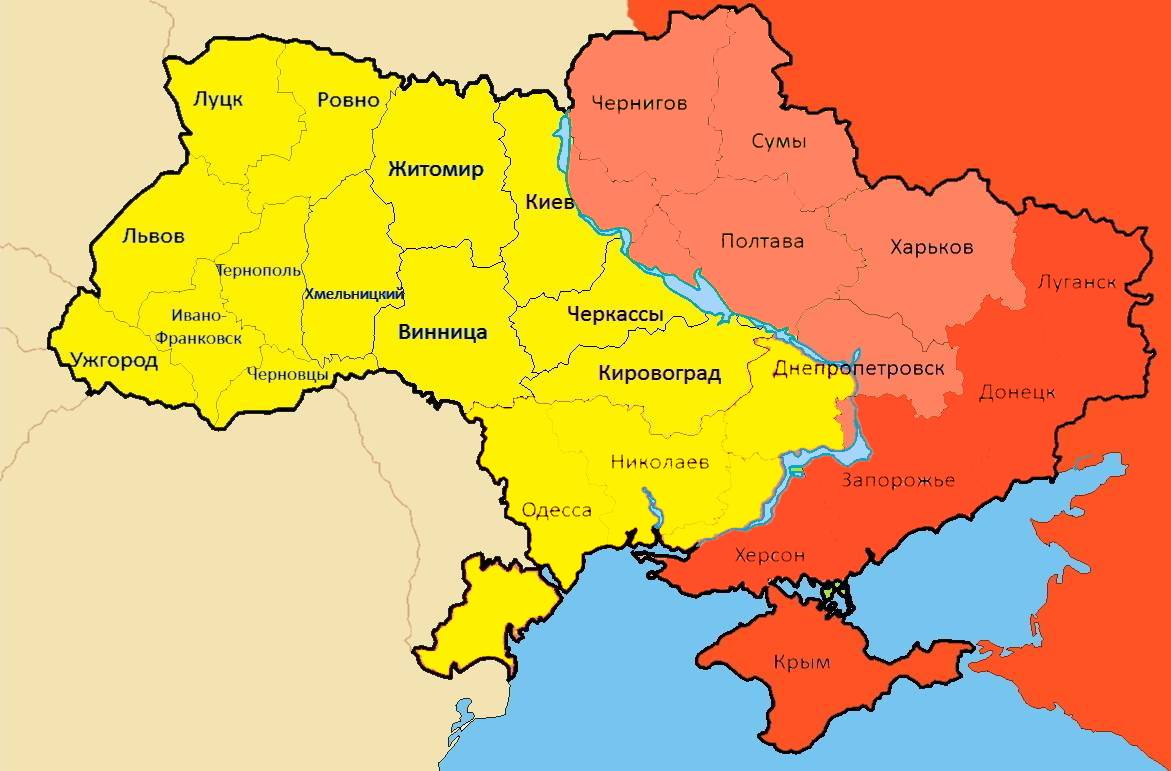 СВО может закончиться разделом Украины на Правобережную и Левобережную