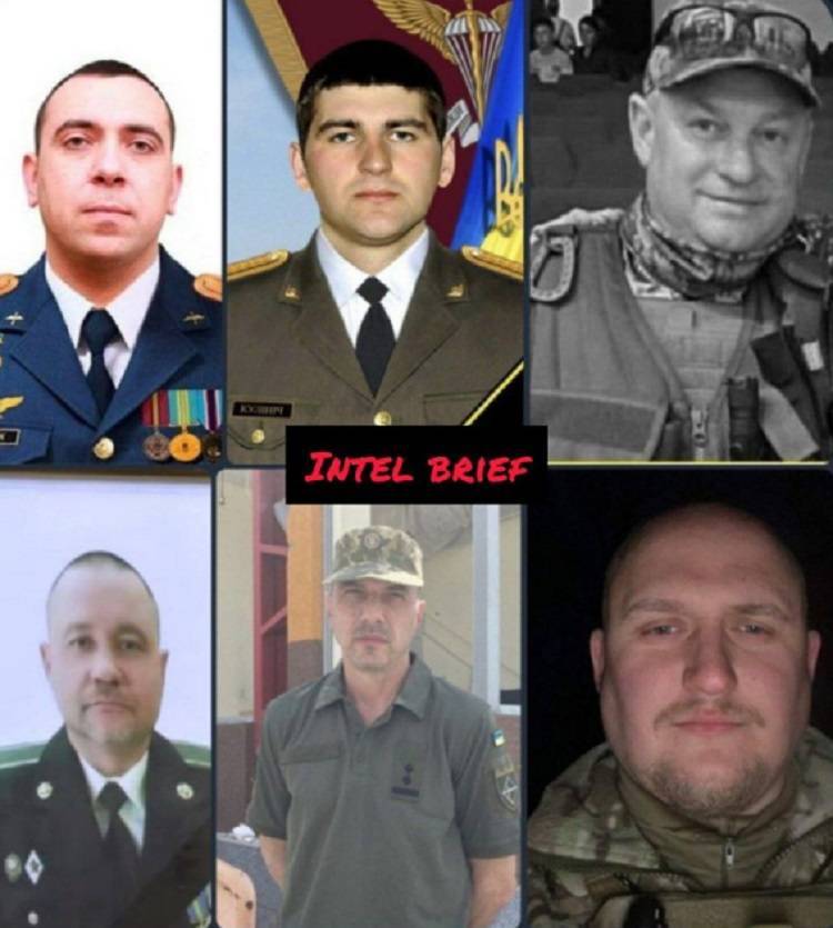 على مدى الأيام العشرة الماضية ، فقدت القوات المسلحة الأوكرانية اثنين من العقيد ، واثنين من المقدمين ، واثنين من كبار الضباط