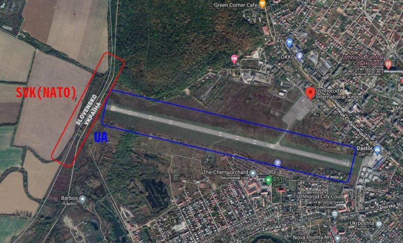 Las Fuerzas Armadas de Ucrania retiraron aviones y vehículos aéreos no tripulados del aeropuerto de Uzhgorod