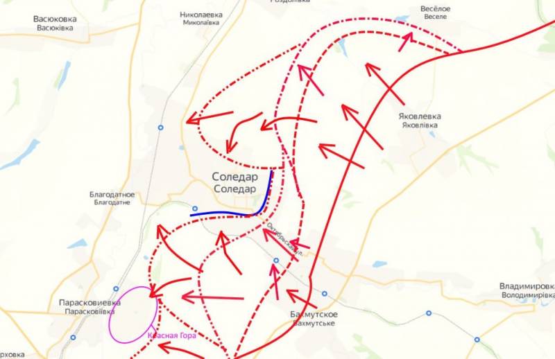 Die ukrainische Armee flieht aus Soledar