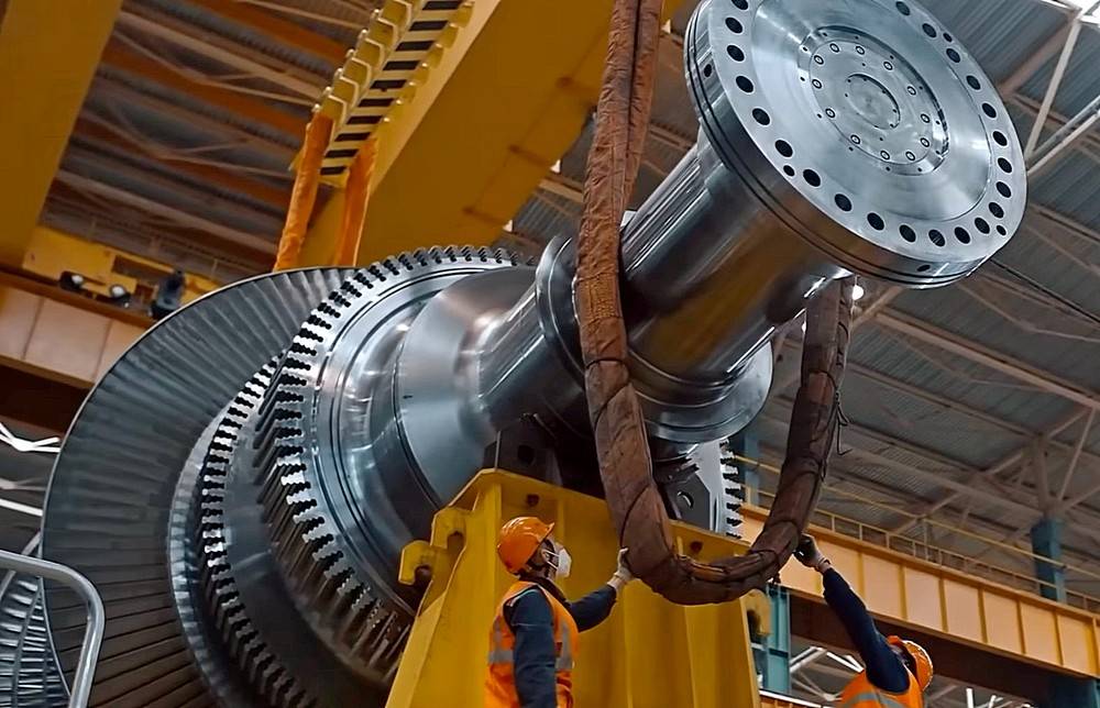 What does the creation of the first high-capacity gas turbine mean for Russia?