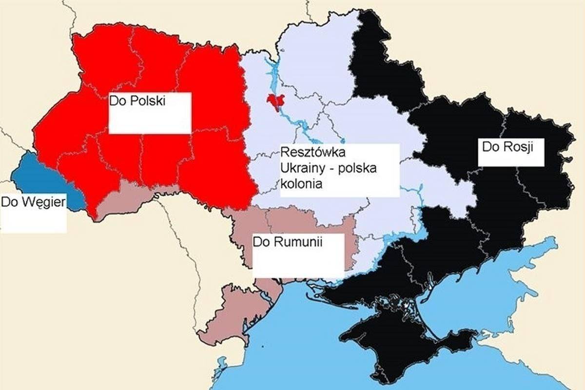Východní Evropa se může podílet na rozdělení poválečné Ukrajiny