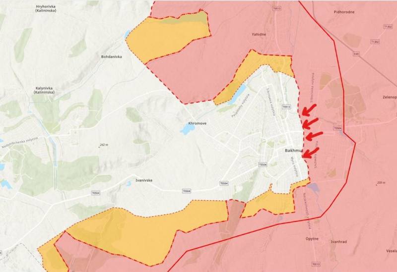 Units of PMC "Wagner" occupied the entire eastern part of Artemovsk