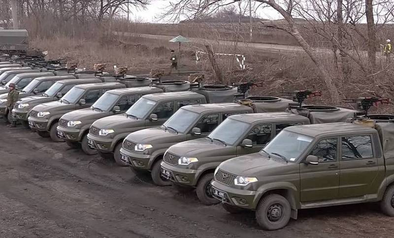 What kind of transport is required by our military in Donbass