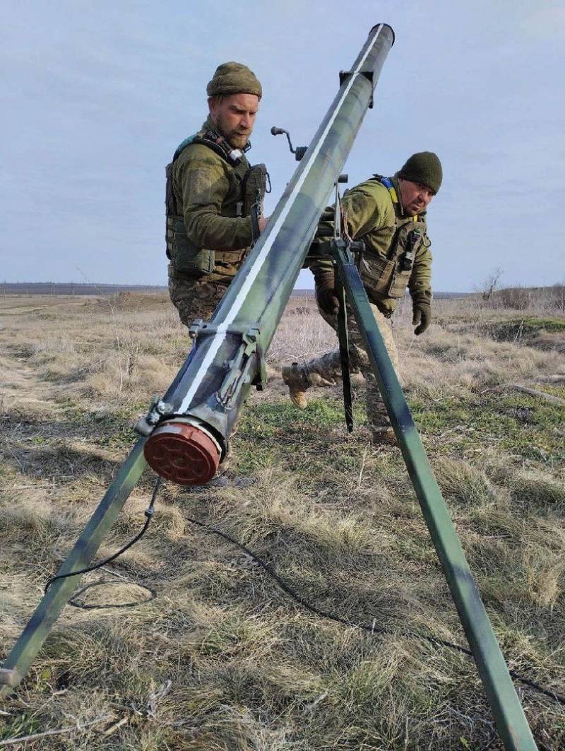 Los militantes de las Fuerzas Armadas de Ucrania se jactaron del uso de instalaciones de un solo disparo 9P132 "Grad-P"