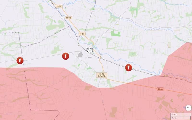 Las tropas rusas infligieron ataques "preventivos" contra las fuerzas ucranianas en la dirección de Zaporozhye