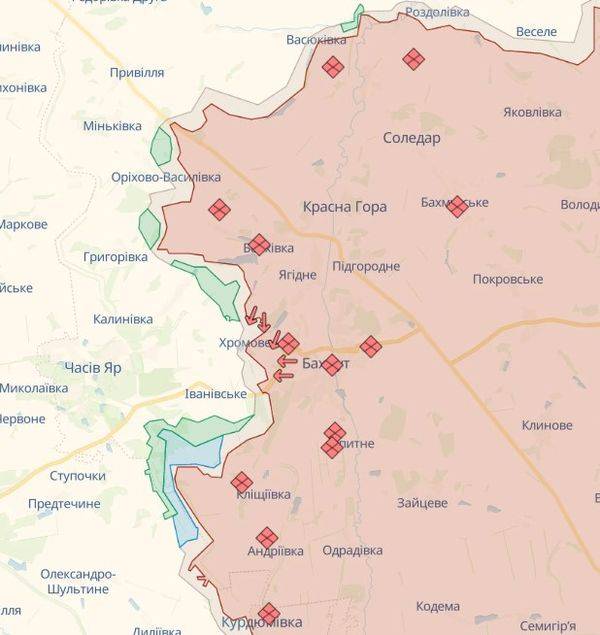 Quão ameaçadoras para o agrupamento das Forças Armadas de RF são as tentativas das Forças Armadas da Ucrânia nos flancos de Artemovsk