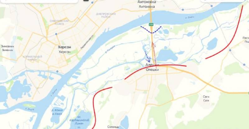 Ukrajinskému vylodění se podařilo získat oporu na ostrově pod Antonovským mostem