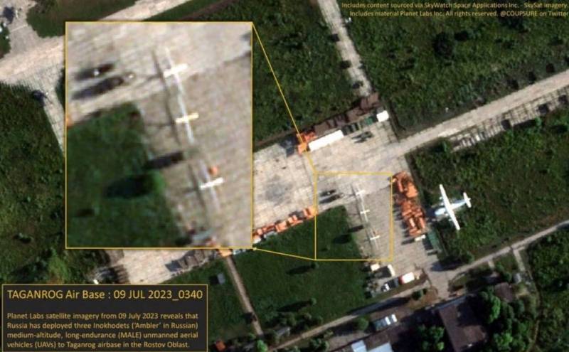 El misil ucraniano que cayó en Taganrog podría haber estado dirigido al aeródromo del UAV Inokhodets