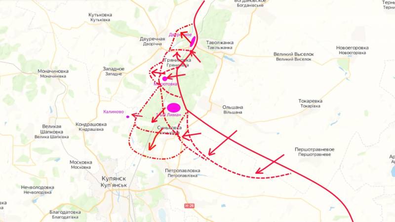 Las Fuerzas Armadas de RF avanzaron 11 km en dirección a Kupyansk.