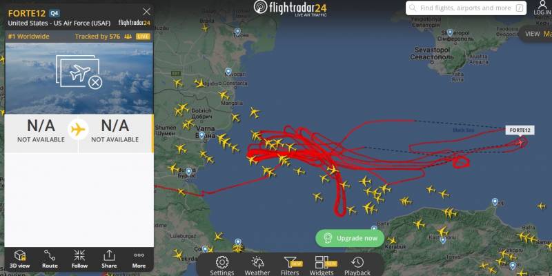 يظهر طيران الناتو نشاطًا متزايدًا قبالة سواحل شبه جزيرة القرم