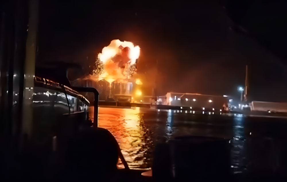Нападение на порт. Взрывы в порту Одессы. Взрыв в Одесском порту.