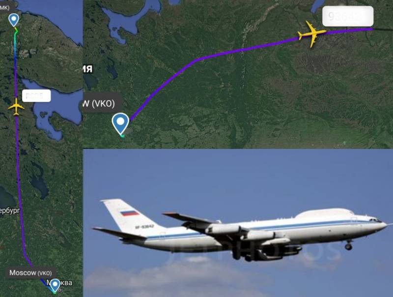 El “avión del fin del mundo” surca los cielos rusos por tercer día