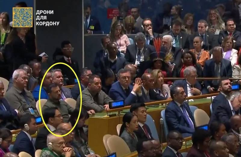 Почти пустой зал ООН в ходе выступления Зеленского украинская пропаганда превратила в полный