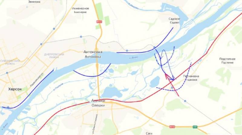 Украинский десант не оставляет попыток закрепиться на левом берегу Днепра