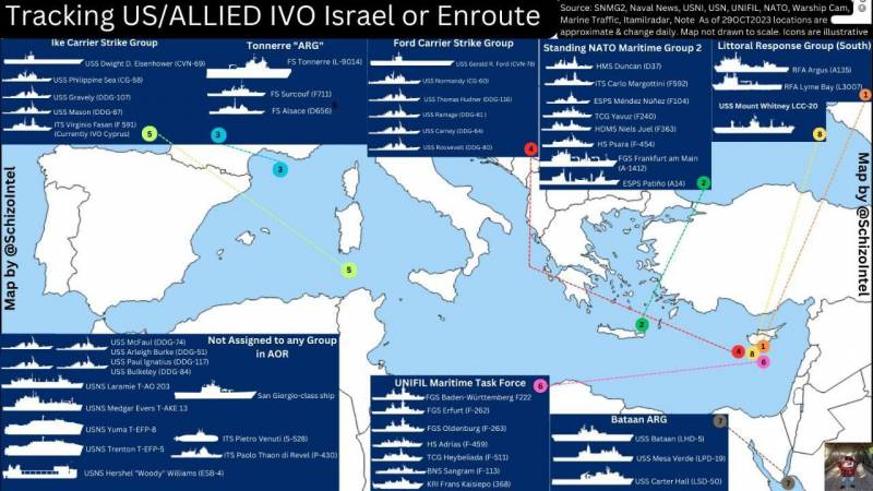 NATO assembles the largest fleet of ships in history in the Mediterranean