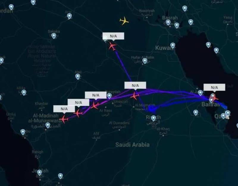 Самолеты США над Саудовской Аравией помогают Израилю сбивать ракеты йеменских хуситов