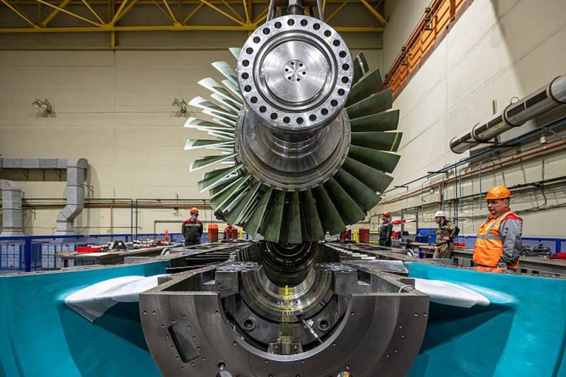 W Rosji uruchomiono produkcję turbiny gazowej dużej mocy GTE-170
