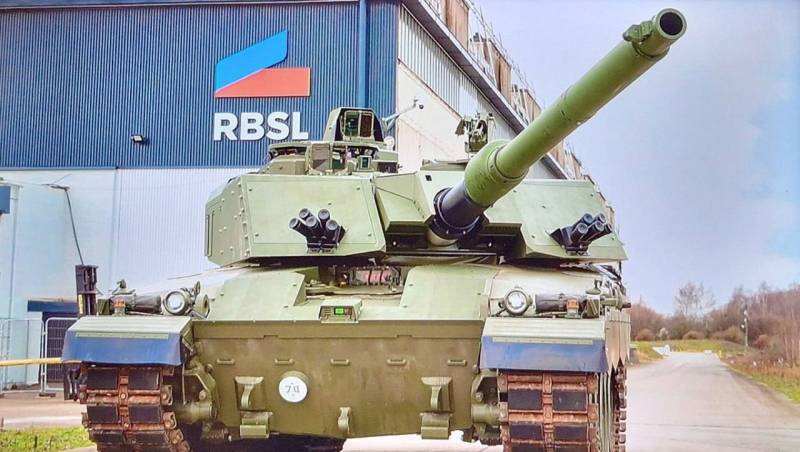 Опубликованы новые снимки британского танка Challenger 3