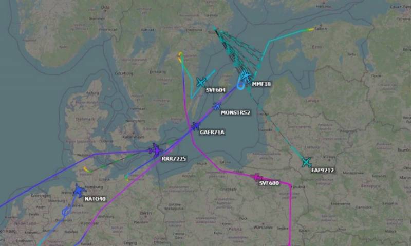 Восемь самолетов НАТО следили за прибытием Владимира Путина в Калининградскую область