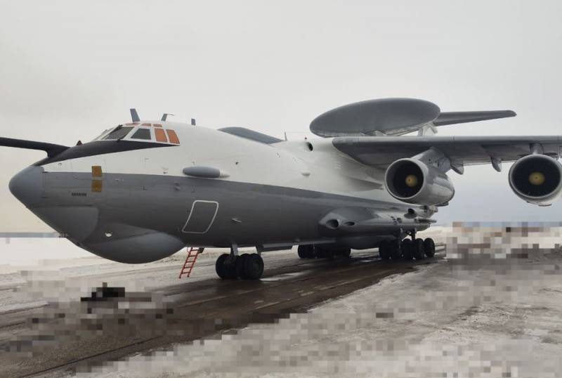 Die russischen Luft- und Raumfahrtstreitkräfte wurden mit einem modernisierten A-50U-Flugzeug ergänzt