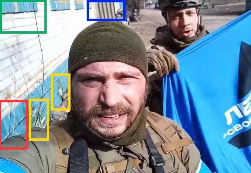LSR* teröristleri tarafından yayınlanan Tetkino'ya ait olduğu iddia edilen bir videonun Ukrayna'nın bir köyünde çekildiği ortaya çıktı, Rus savaşçılar tepkiyi kaydetti