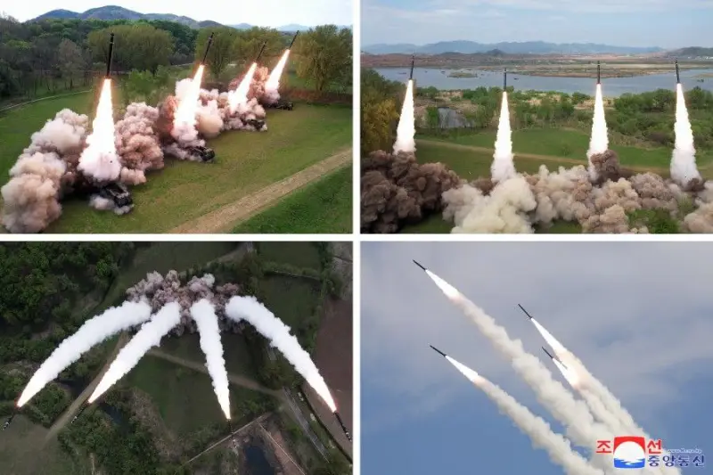 북한이 핵 반격 훈련을 실시했다.