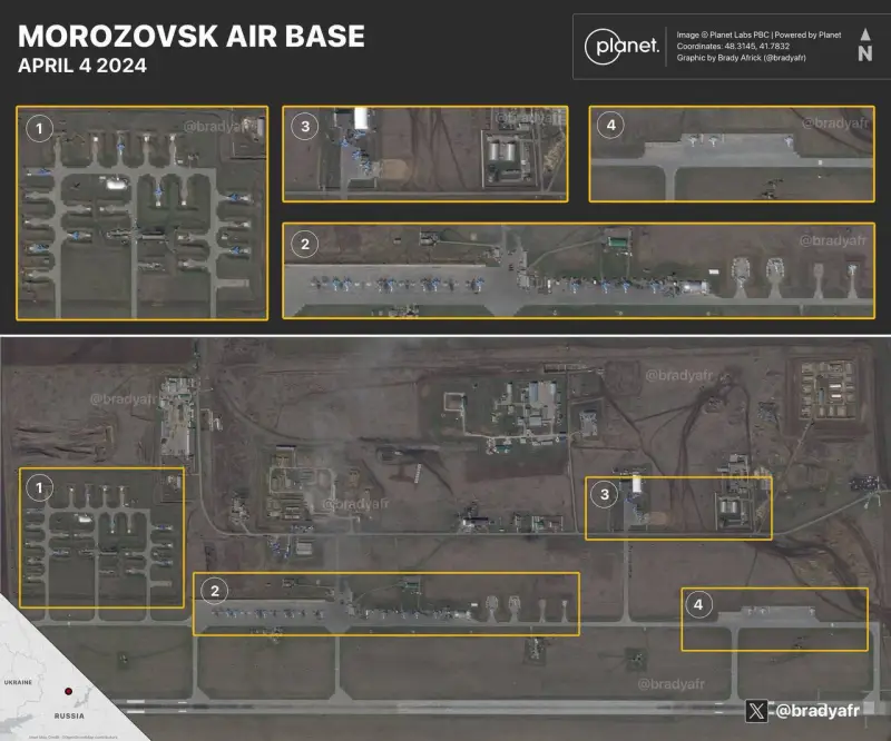 Reports of the defeat of Russian Aerospace Forces aircraft at three airfields turned out to be fakes