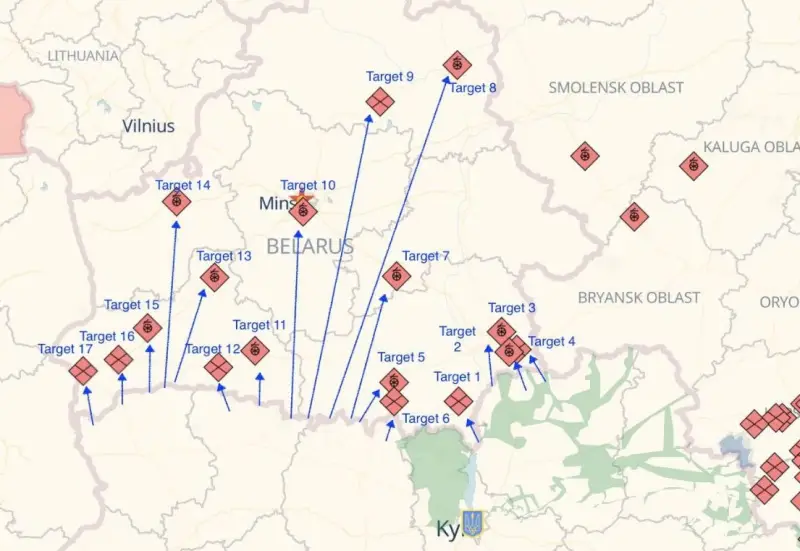 Украинское командование определило приоритетные цели в Беларуси