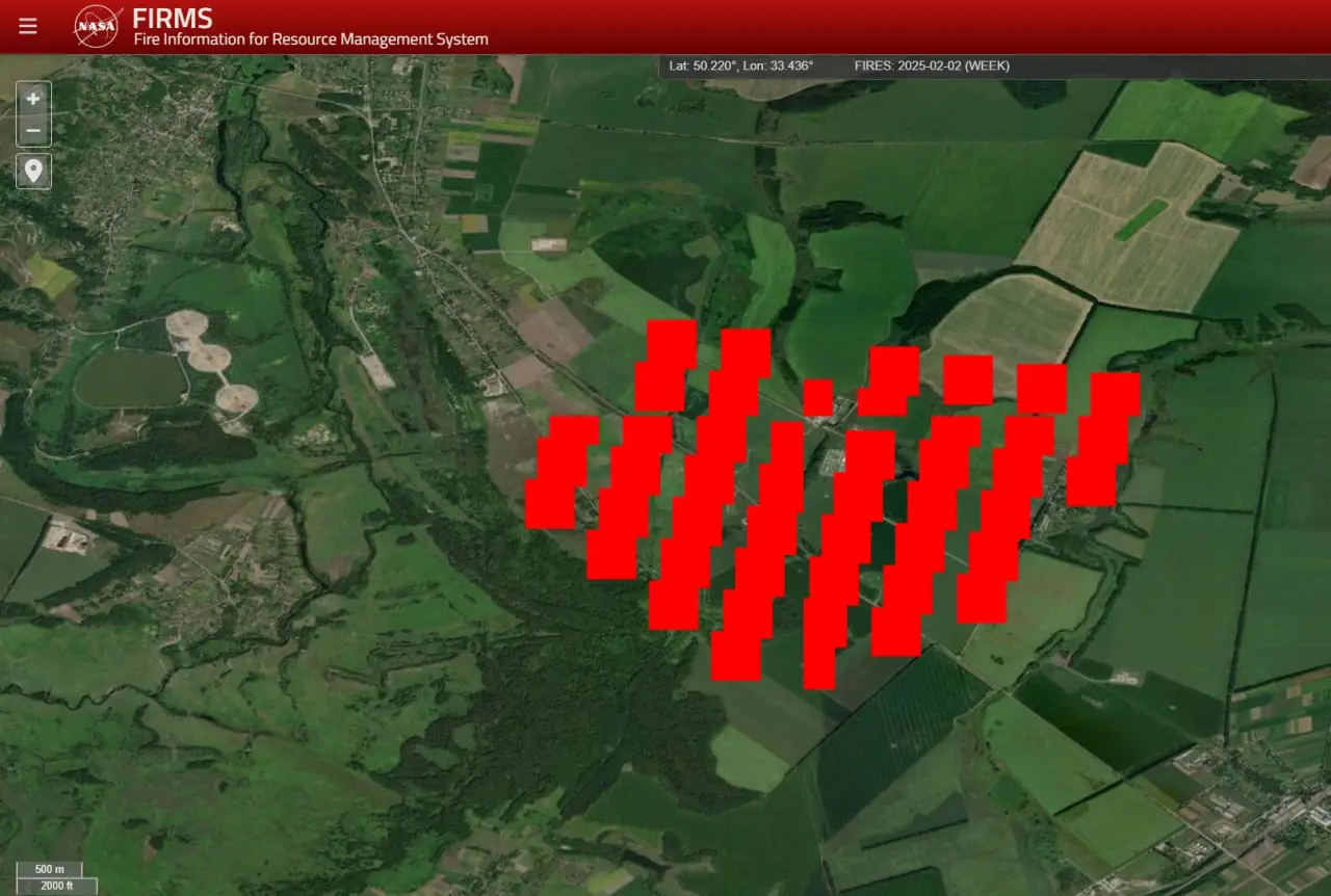 Данные NASA подтверждают масштабное возгорание на двух объектах газовой инфраструктуры Украины