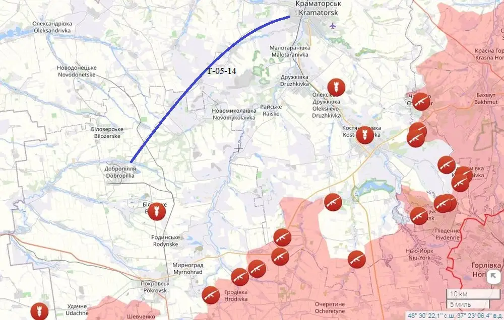 «Дроны-матки» ВС РФ берут под огневой контроль роями беспилотников стратегический маршрут снабжения ВСУ на Донбассе