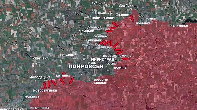Покровск не взят, Мирноград бьется: появилась украинская карта обороны боевиков в ДНР