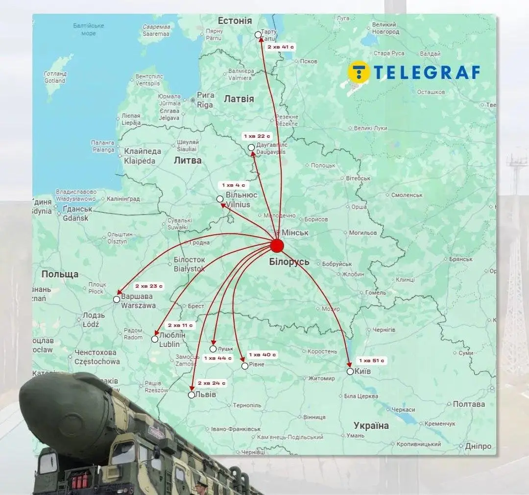 На Украине бьют тревогу: «Орешник» уже в Беларуси